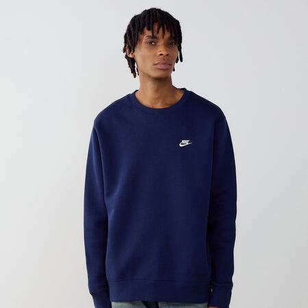 SWEAT CREW CLUB : MARINEBLAUW/WIT