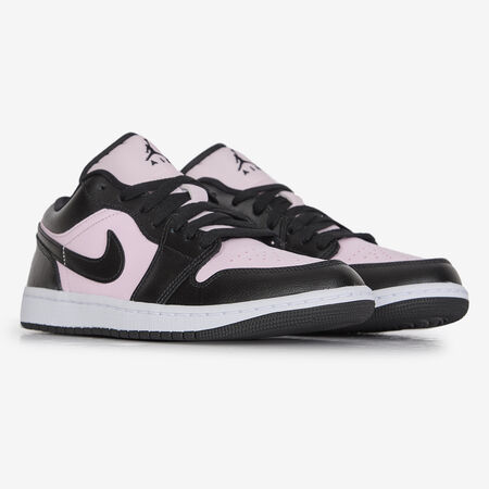 JORDAN AIR JORDAN 1 LOW ROZE/ZWART DAMES