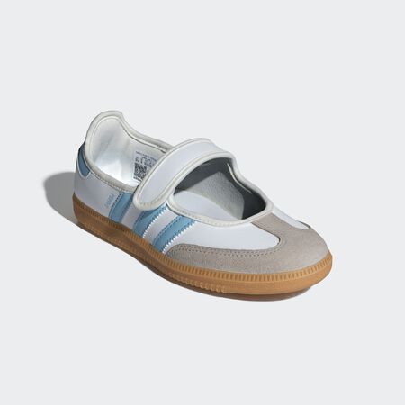 ADIDAS ORIGINALS samba SAMBA JANE WIT/BLAUW JUNIOR