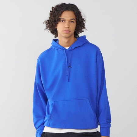 JORDAN HOODIE CENTERED LOGO DRI-FIT BLAUW/ZWART HEREN