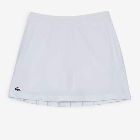 LACOSTE SKIRT GOLF ESSENTIALS WIT/GROEN DAMES
