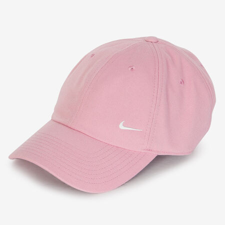 NIKE CASQUETTE SMALL LOGO ROZE/WIT HEREN