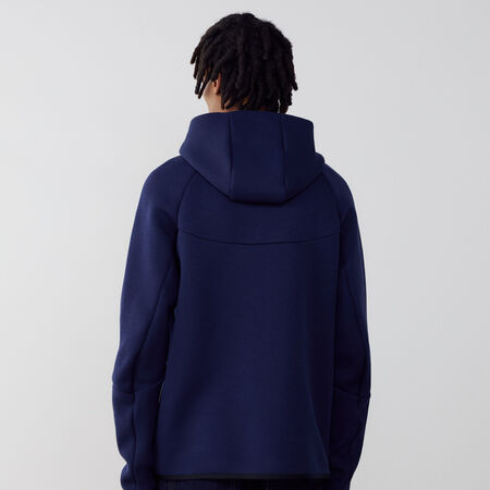 NIKE JACKET TECH FLEECE FZ MARINEBLAUW/ZWART HEREN