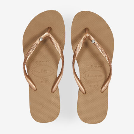 HAVAIANAS slim SLIM CRYSTAL SW II BRONZE DAMES