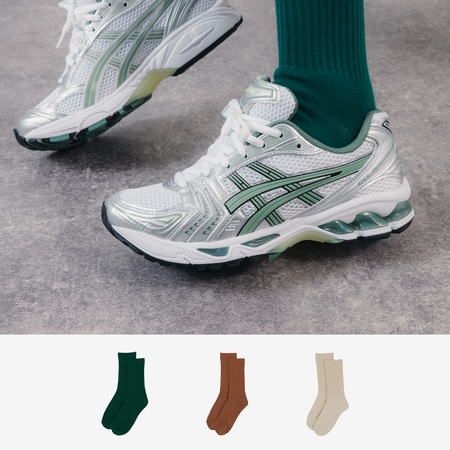 COURIR BOTANICAL CREW 3PK BRUIN/BEIGE UNISEX