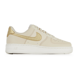 Beige nike air force top 1 womens