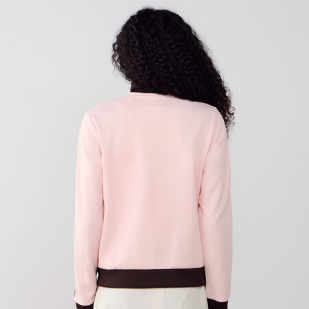 ADIDAS ORIGINALS JACKET FZ CLASSIC ROZE/BRUIN DAMES