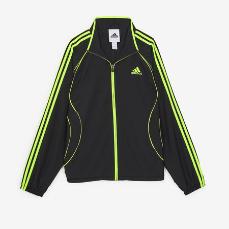 ADIDAS ORIGINALS JACKET FZ WOVEN 2000S ZWART/GROEN HEREN