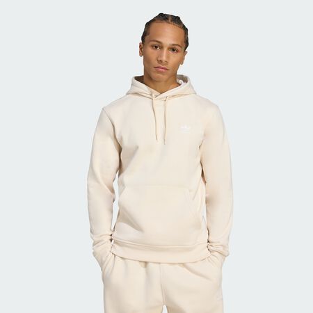 ADIDAS ORIGINALS HOODIE ESSENTIAL TREFOIL BEIGE/WIT HEREN