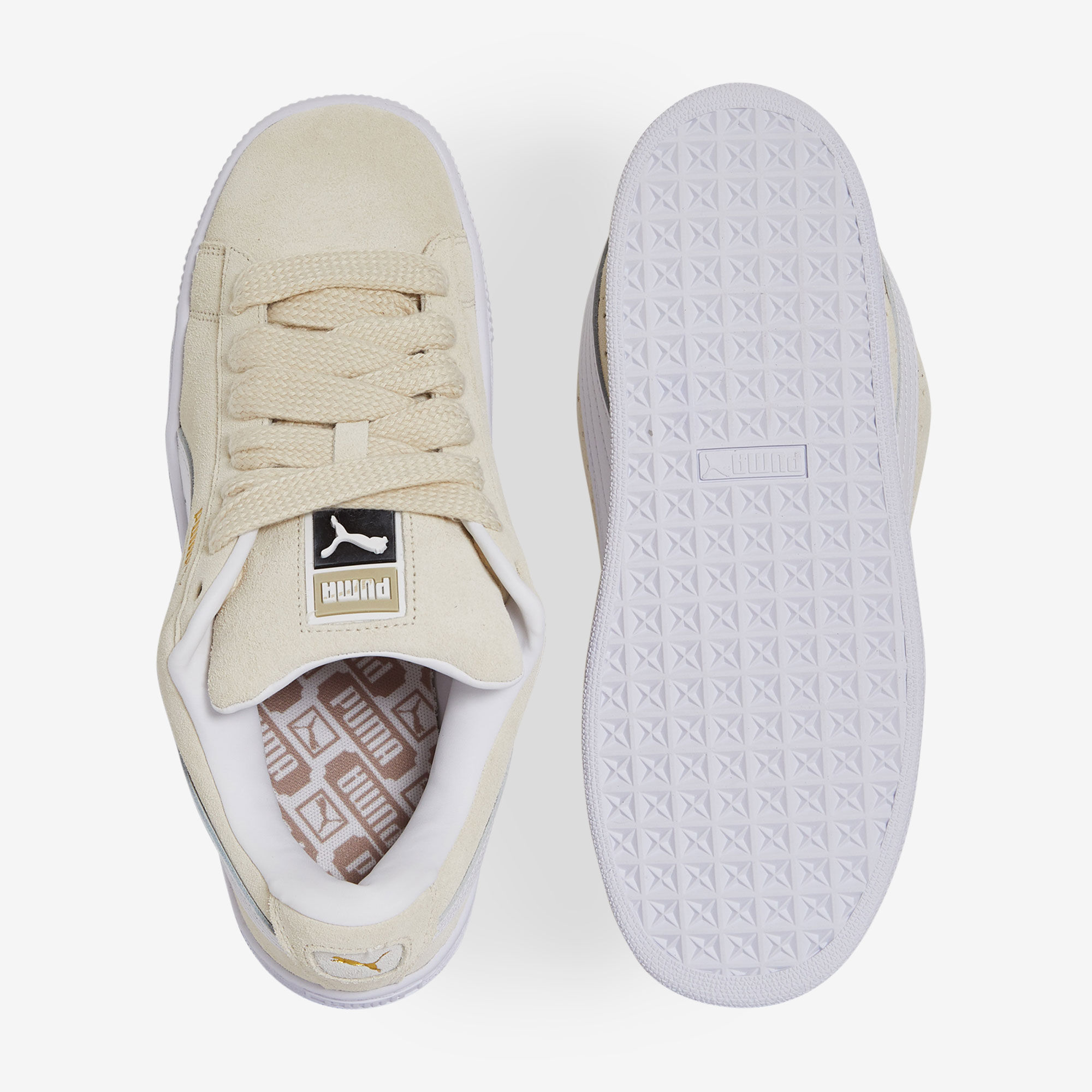 PUMA SUEDE XL BEIGE WIT SNEAKERS HEREN Courir