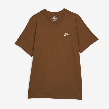 NIKE TEE SHIRT CLUB BRUIN/WIT HEREN