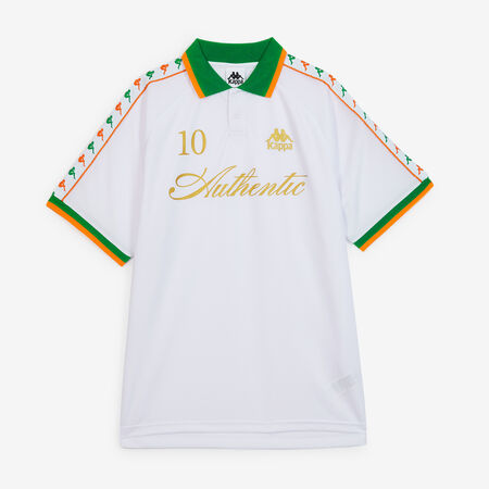 KAPPA MAILLOT 222 BANDA NOTILOX WIT/GROEN HEREN