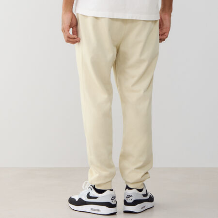 NIKE PANT JOGGER CLUB KNIT BEIGE/WIT HEREN