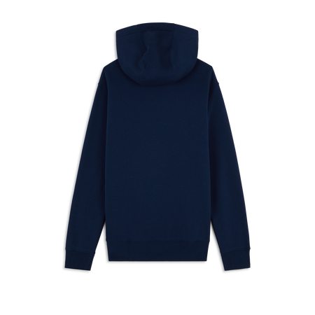 NIKE HOODIE CLUB SMALL LOGO MARINEBLAUW HEREN