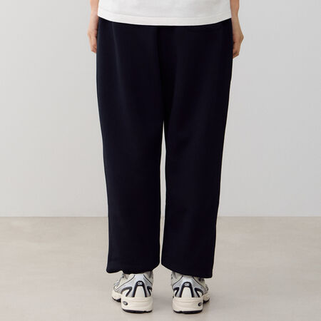 NEW BALANCE PANT JOGGER BOSTON LOGO ZWART/ROZE HEREN