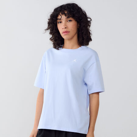 JORDAN TEE SHIRT CORE ESSENTIAL BLAUW/WIT DAMES