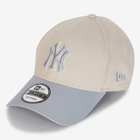 NEW ERA 9FORTY NY GOTHIC LOGO BC GRIJS/BEIGE HEREN