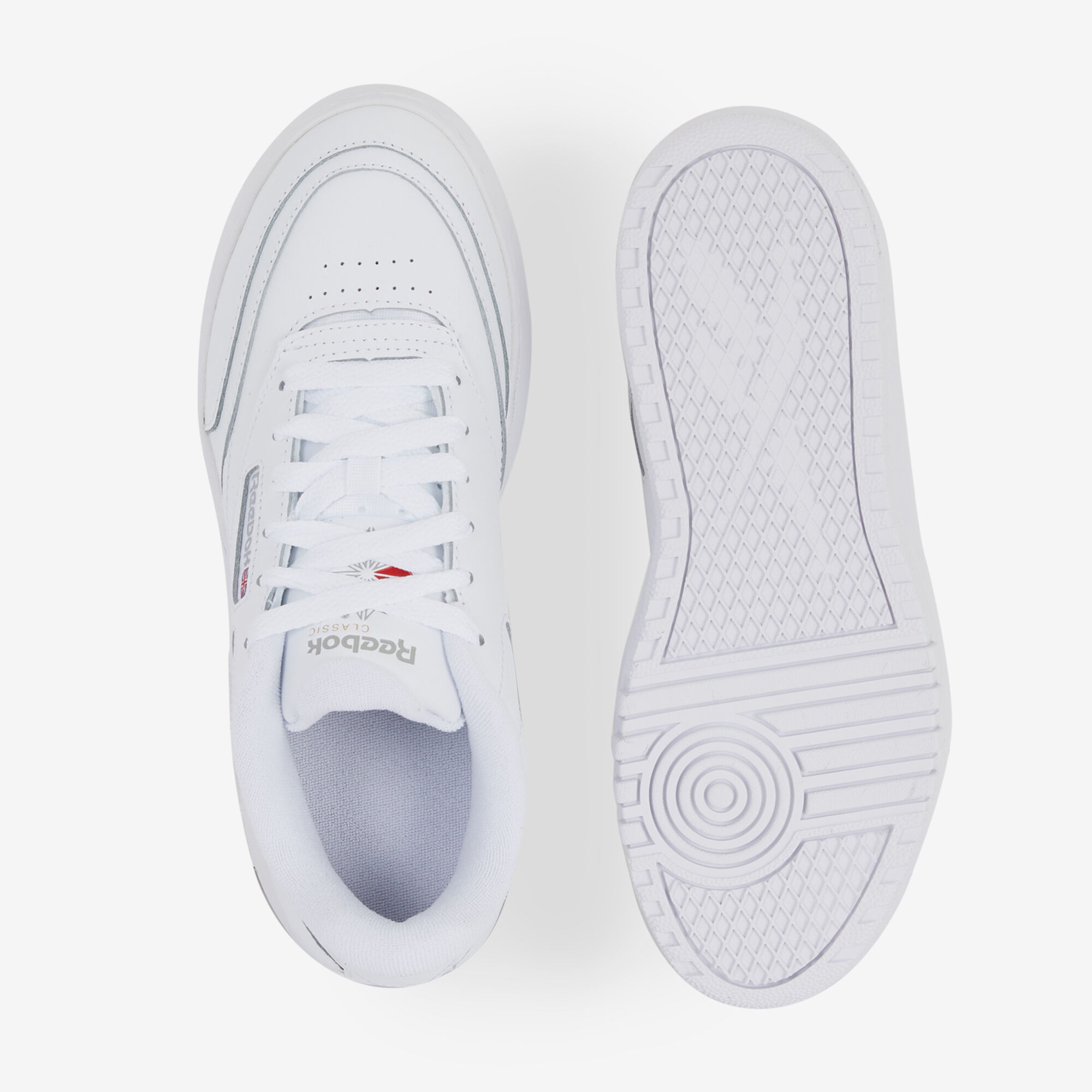REEBOK CLUB C DOUBLE EXTRA WIT WIT SNEAKERS DAMES Courir