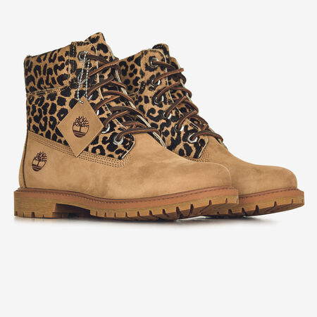 TIMBERLAND 6 inch 6 INCH CHEETAH BEIGE/ZWART DAMES