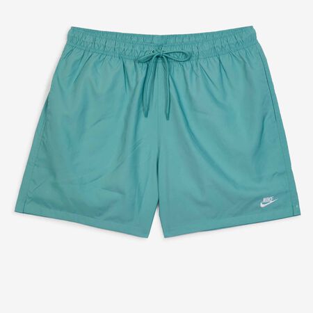 NIKE SHORT CLUB WOVEN FLOW BLAUW/WIT HEREN