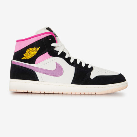JORDAN air jordan 1 AIR JORDAN 1 MID ZWART/ROZE HEREN