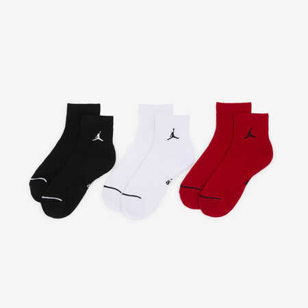 JORDAN CHAUSSETTES X3 QUARTER JUMPMAN MEERKLEURIG HEREN