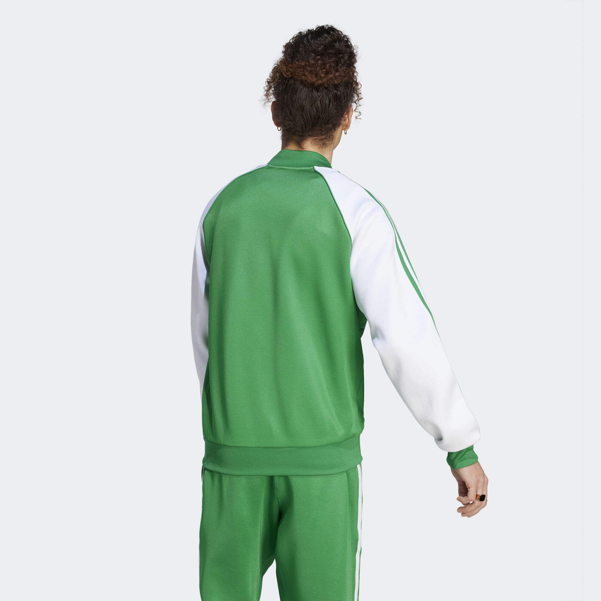 Adidas originals sst track jacket best sale green