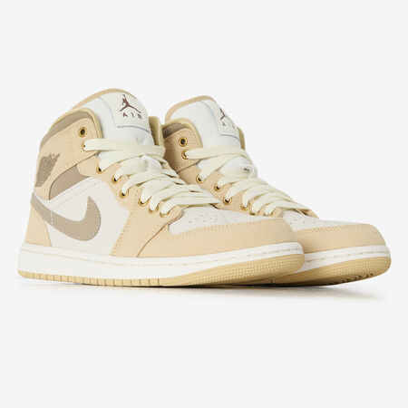 JORDAN air jordan 1 AIR JORDAN 1 MID WIT/KHAKI DAMES