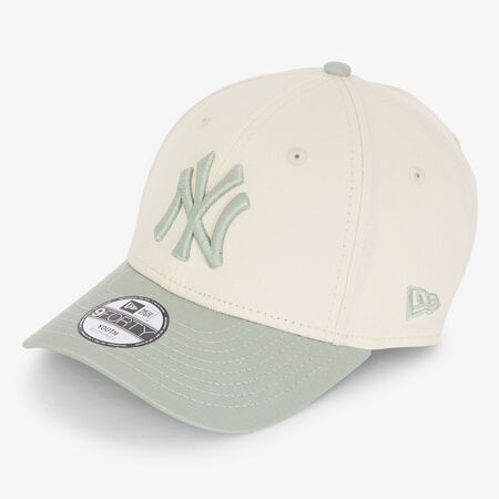 NEW ERA 9FORTY KIDS NY BI-COLOR BEIGE/GROEN KINDEREN