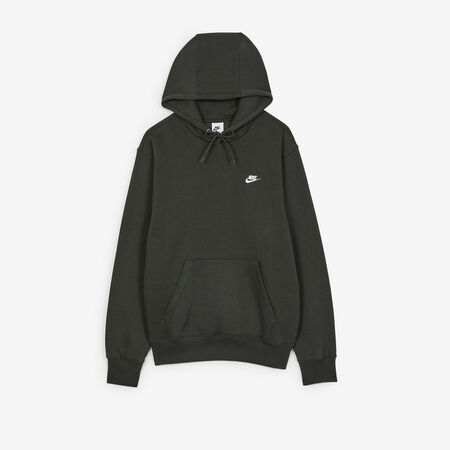 HOODIE CLUB SMALL LOGO : GROEN/WIT