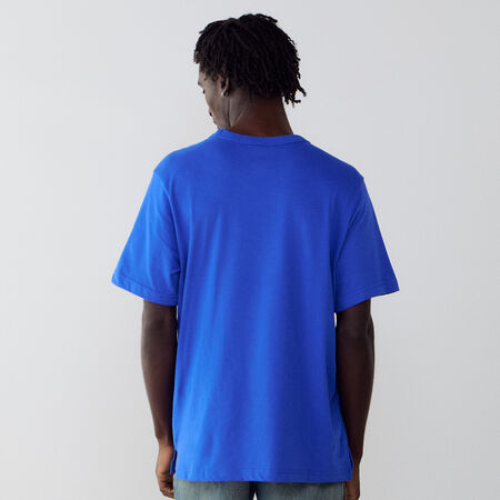 JORDAN TEE SHIRT CENTERED LOGO BLAUW/ZWART HEREN