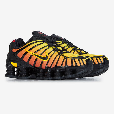 NIKE shox SHOX TL ROOD/GEEL DAMES