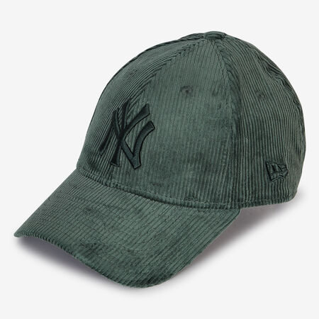 NEW ERA 9FORTY WOMEN NY CORDUROY DONKERGROEN HEREN