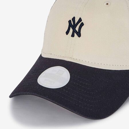 NEW ERA 9TWENTY TRUCKER WOMEN NY CB BEIGE/MARINEBLAUW DAMES