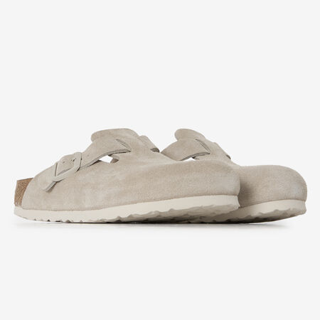 BIRKENSTOCK boston BOSTON SUEDE OYSTER WIT DAMES