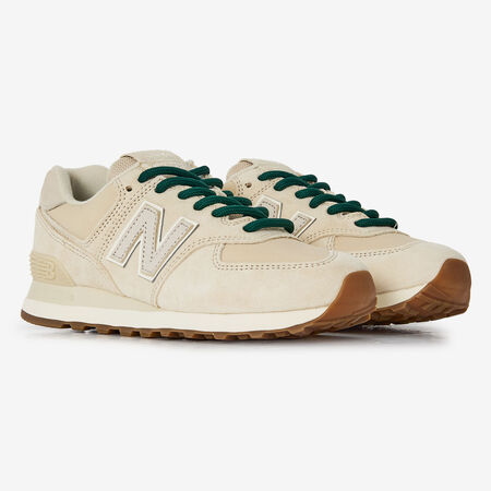 NEW BALANCE 574 574 BEIGE/GROEN DAMES