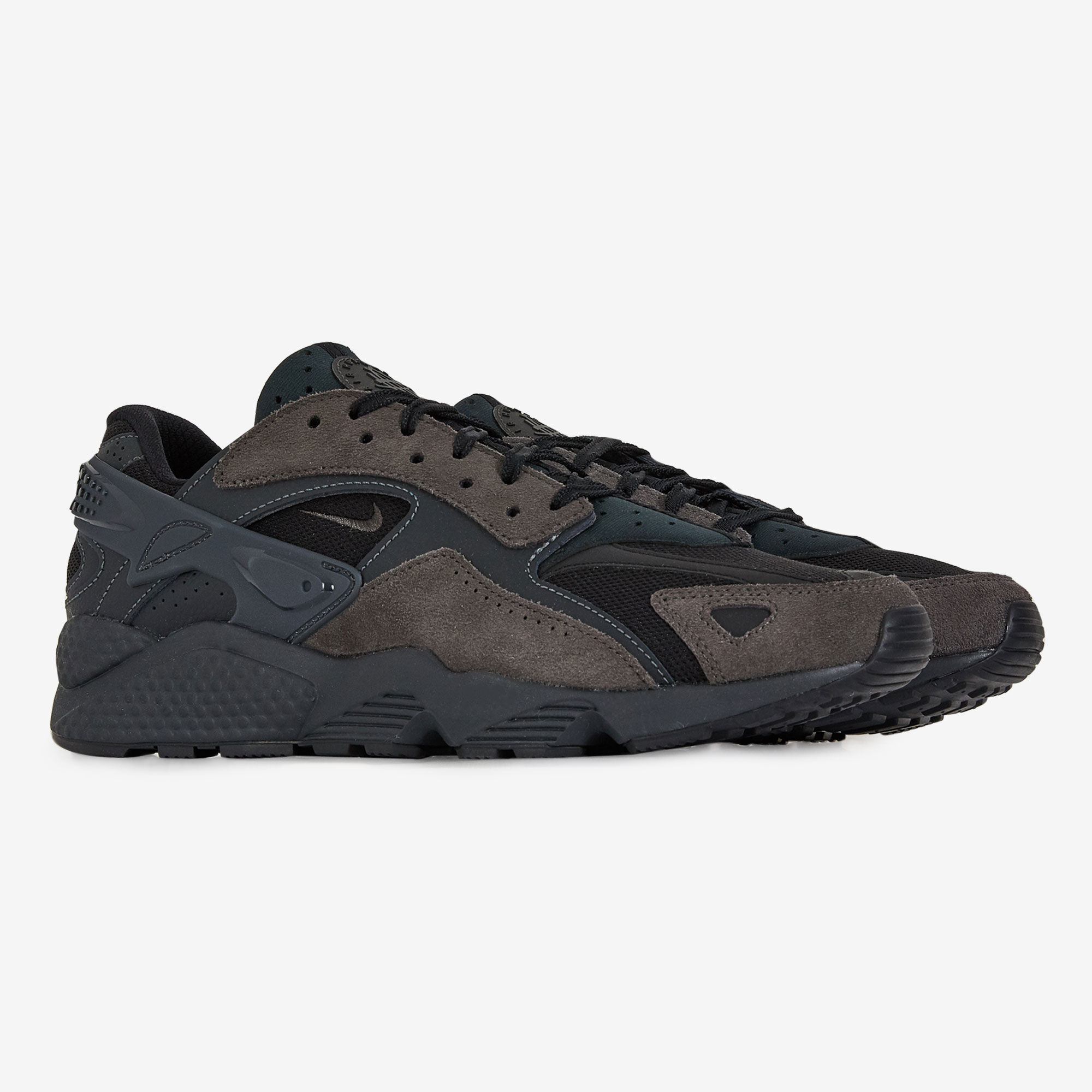 NIKE AIR HUARACHE RUNNER ZWART BRUIN SNEAKERS HEREN Courir
