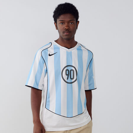 NIKE JERSEY T90 ENERGY WIT/BLAUW HEREN