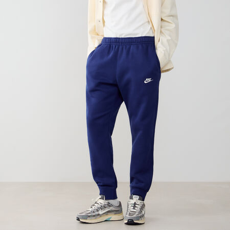 NIKE PANT JOGGER CLUB MARINEBLAUW/WIT HEREN