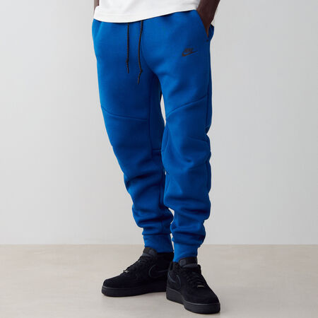 NIKE PANT JOGGER TECH FLEECE BLAUW/ZWART HEREN