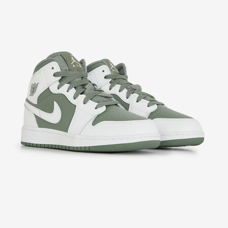 JORDAN air jordan 1 AIR JORDAN 1 MID WIT/GROEN JUNIOR