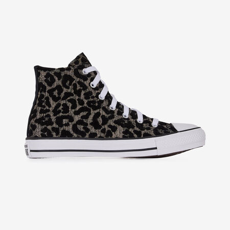 CONVERSE chuck taylor all star CHUCK TAYLOR ALL STAR HI LEOPARD ZWART/WIT JUNIOR
