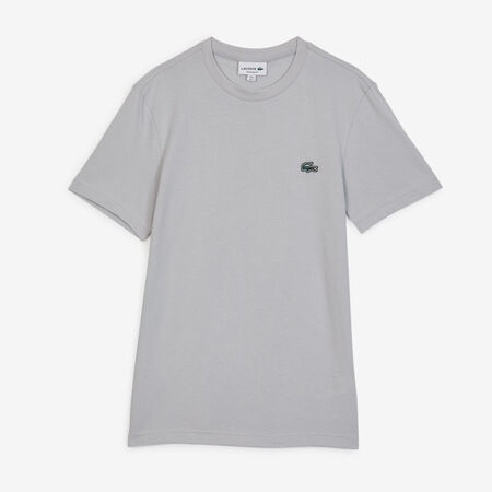 LACOSTE TEE SHIRT CLASSIC SMALL LOGO SL GRIJS HEREN