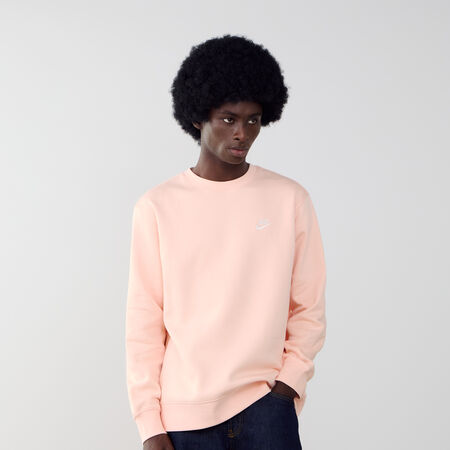 NIKE SWEAT CREW CLUB ROZE/WIT HEREN