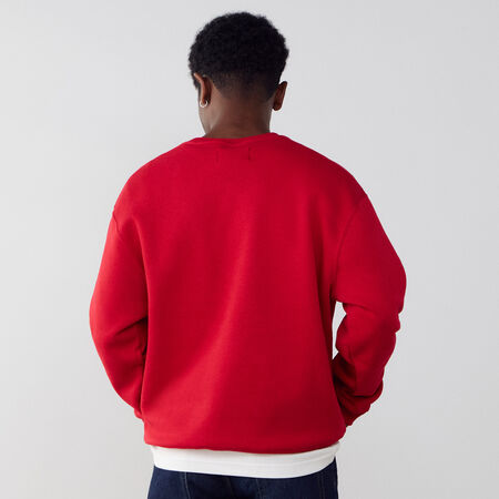 JORDAN SWEAT CREW BROOKLYN ROOD/WIT HEREN