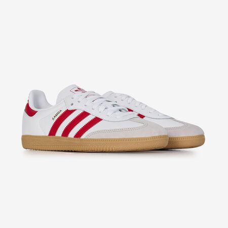 ADIDAS ORIGINALS samba SAMBA OG WIT/ROOD JUNIOR