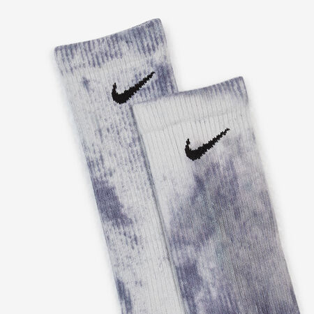 NIKE CHAUSSETTES CREW COLOR SPLASH WIT/ZWART HEREN