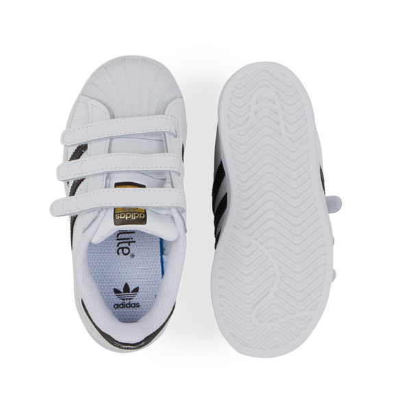 ADIDAS ORIGINALS SUPERSTAR CF WIT ZWART SNEAKERS KINDEREN