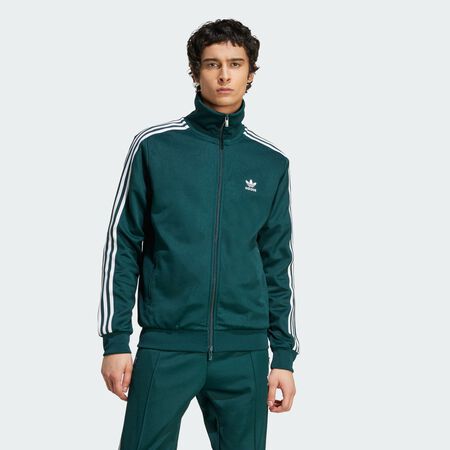 ADIDAS ORIGINALS JACKET FZ ADICOLOR CLASSICS GROEN/WIT HEREN