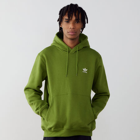 ADIDAS ORIGINALS HOODIE ESSENTIAL TREFOIL GROEN/WIT HEREN